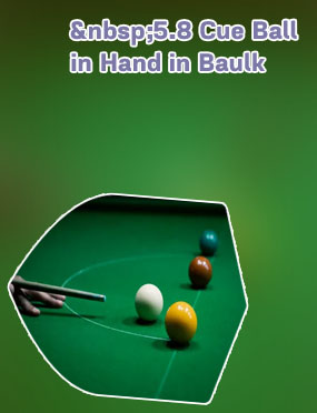 Balls in snooker game