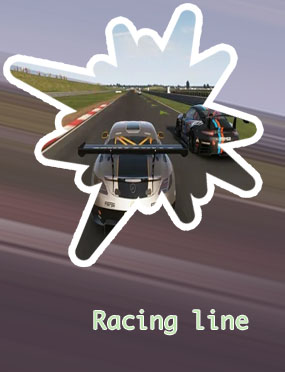 Line racing game
