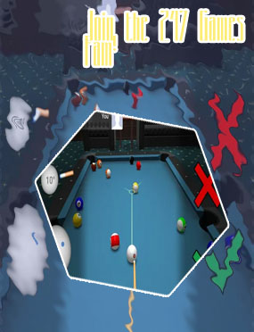 Online pool game