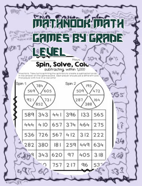 Subtraction games for 2nd grade